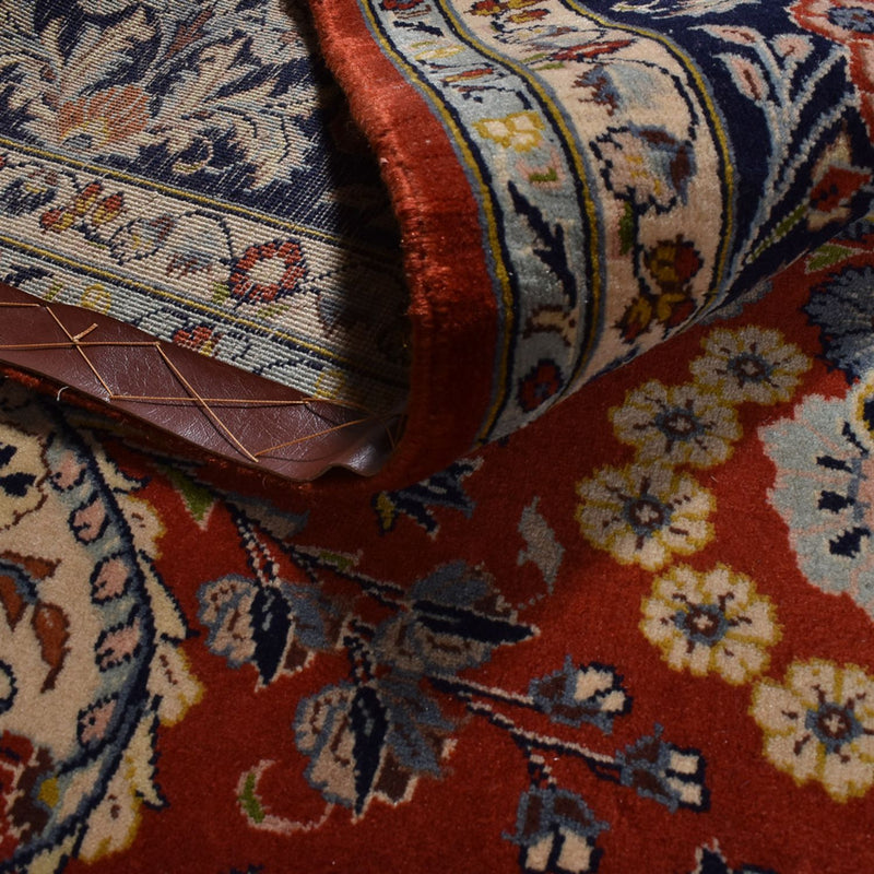 Perzisch tapijt - Keshan - 288 x 208 cm - donkerrood