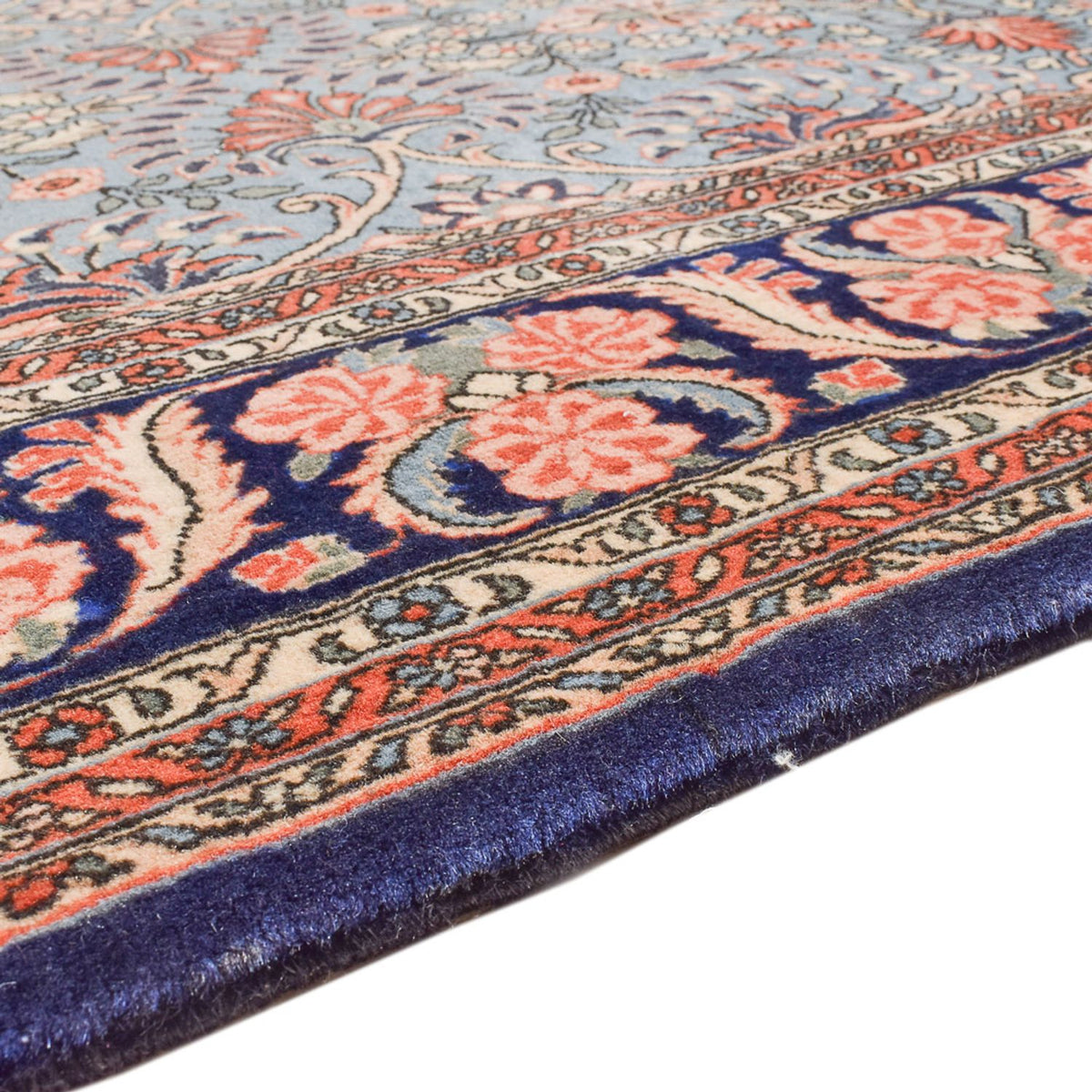 Perzisch tapijt - Bijar - 310 x 222 cm - lichtblauw