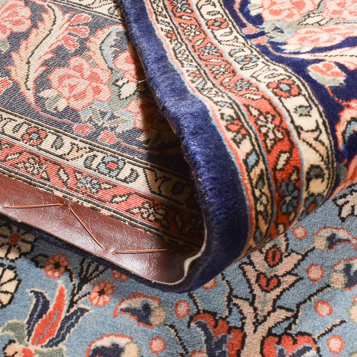 Perzisch tapijt - Bijar - 310 x 222 cm - lichtblauw