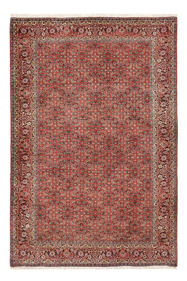 Perzisch tapijt - Bijar - 195 x 132 cm - donkerrood