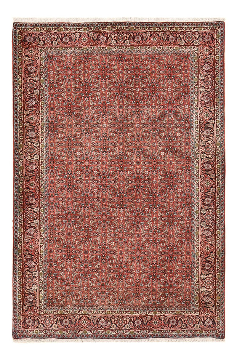 Perzisch tapijt - Bijar - 195 x 132 cm - donkerrood
