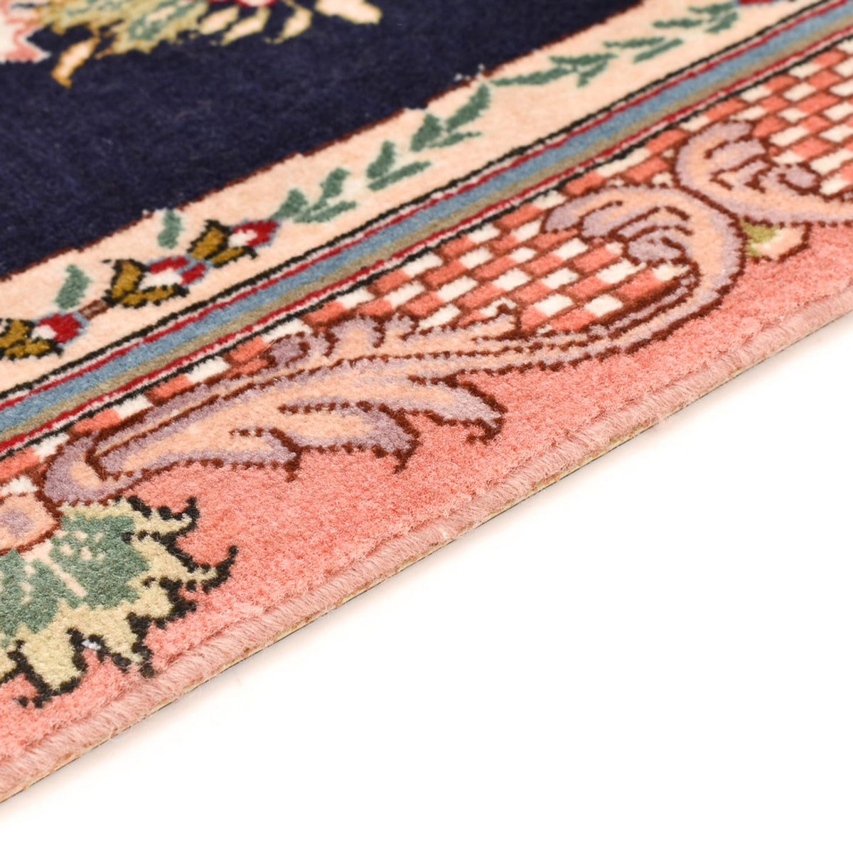 Perzisch tapijt - Tabriz - Royal - 90 x 60 cm - donkerblauw