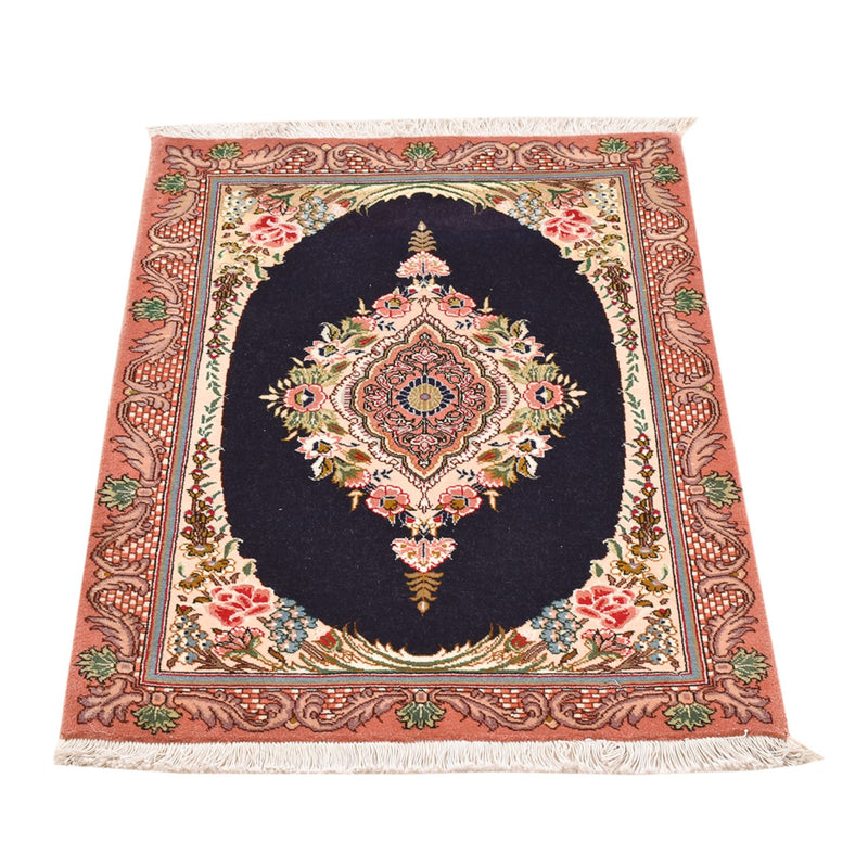 Perzisch tapijt - Tabriz - Royal - 90 x 60 cm - donkerblauw
