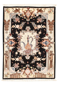 Perzisch tapijt - Tabriz - Royal - 90 x 60 cm - veelkleurig