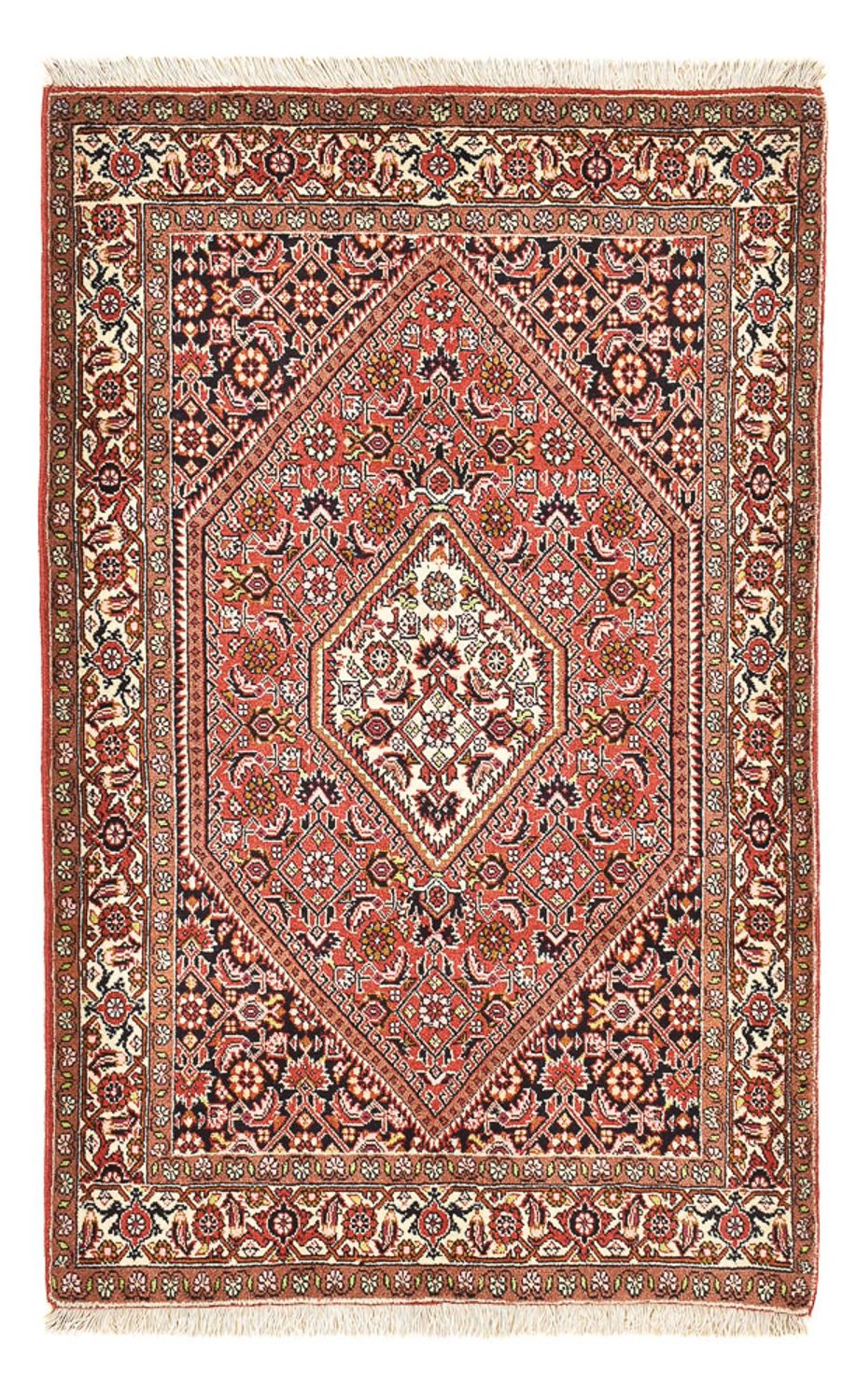Perzisch tapijt - Bijar - 130 x 82 cm - licht rood