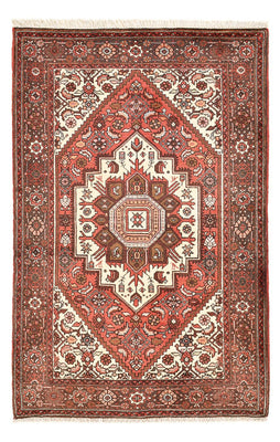 Perzisch tapijt - Bijar - 138 x 86 cm - licht rood