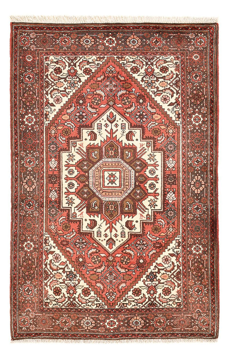 Perzisch tapijt - Bijar - 138 x 86 cm - licht rood