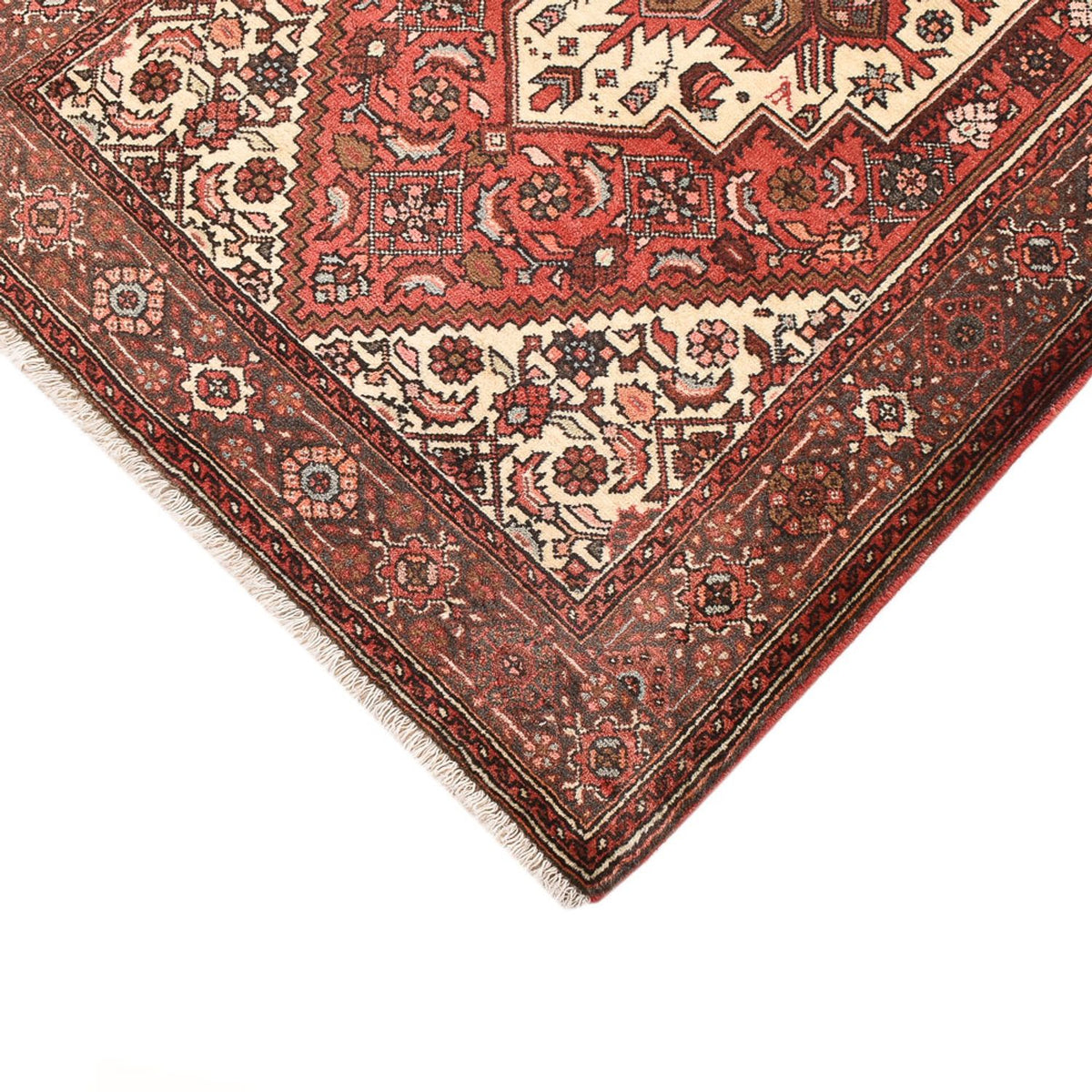 Perzisch tapijt - Bijar - 138 x 86 cm - licht rood
