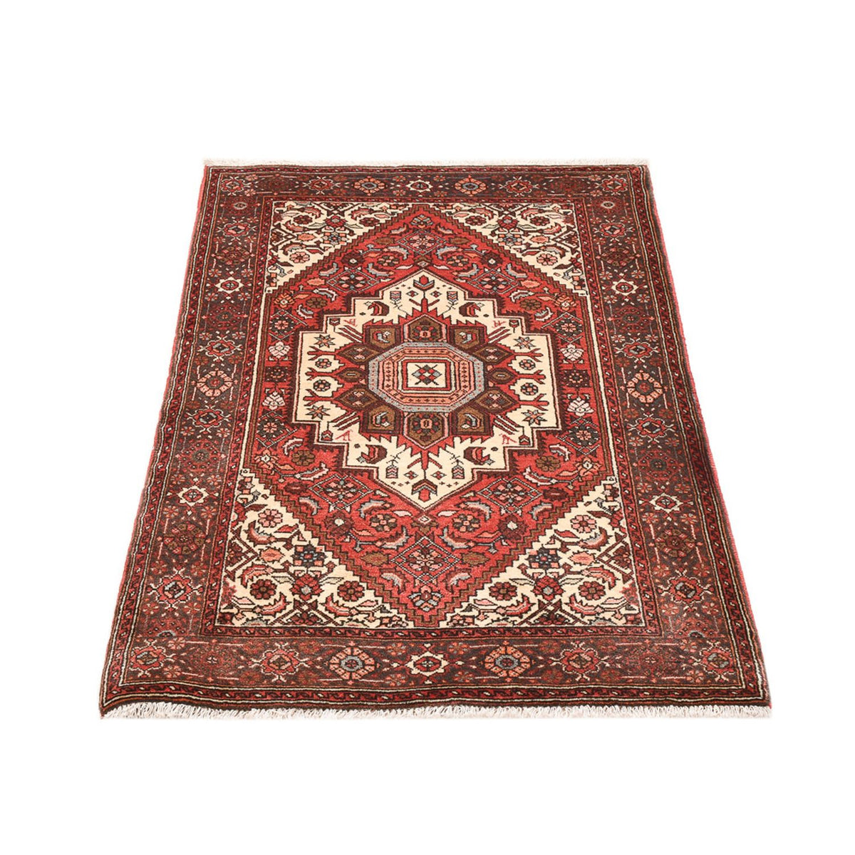 Perzisch tapijt - Bijar - 138 x 86 cm - licht rood