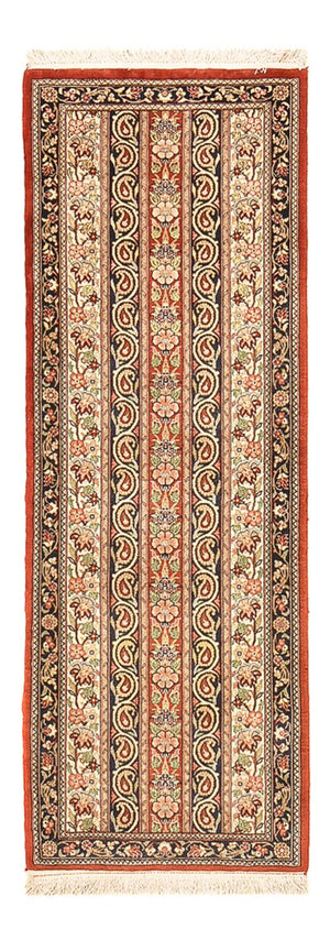 Loper Perzisch tapijt - Ghom - Koninklijk - 156 x 51 cm - licht beige