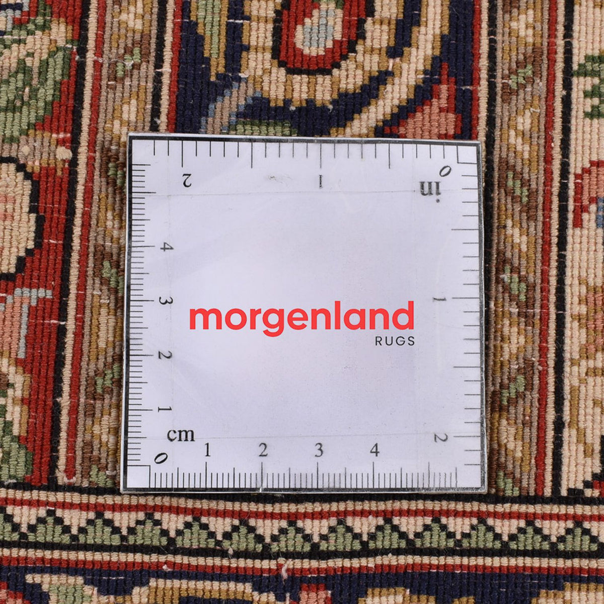 Loper Perzisch tapijt - Ghom - Koninklijk - 156 x 51 cm - licht beige