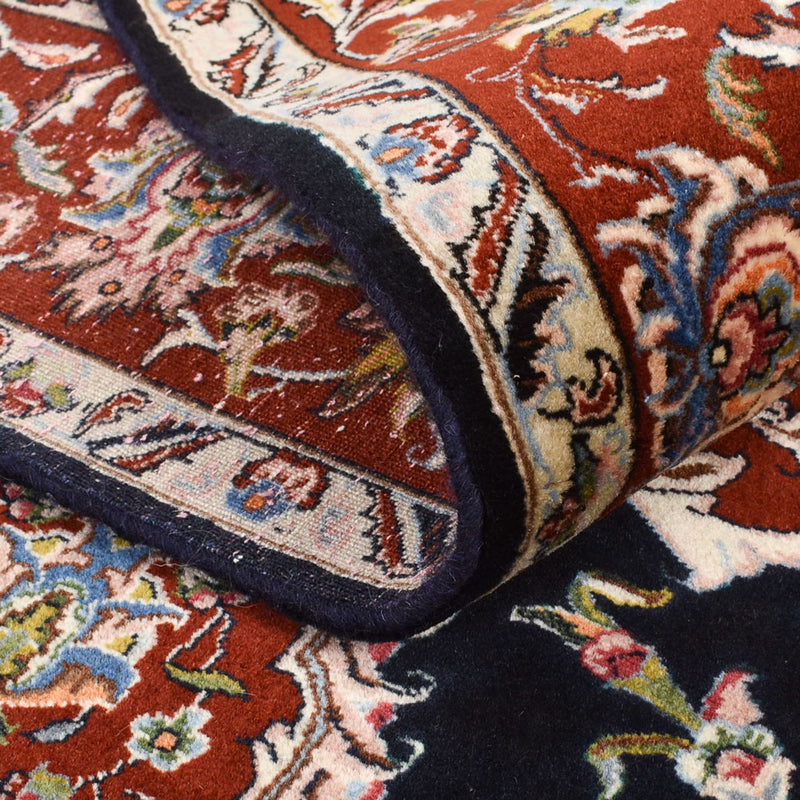 Perzisch tapijt - Ghom - 180 x 140 cm - donkerblauw