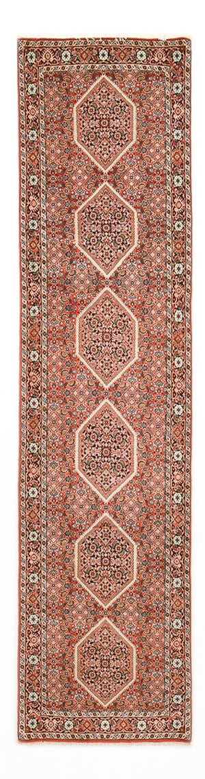 Loper Perzisch tapijt - Bijar - 308 x 77 cm - roest