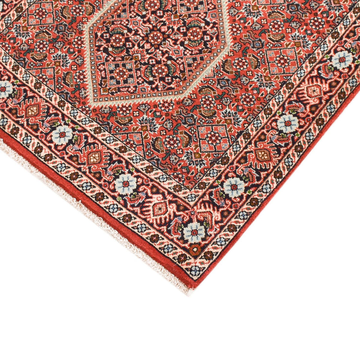 Loper Perzisch tapijt - Bijar - 308 x 77 cm - roest