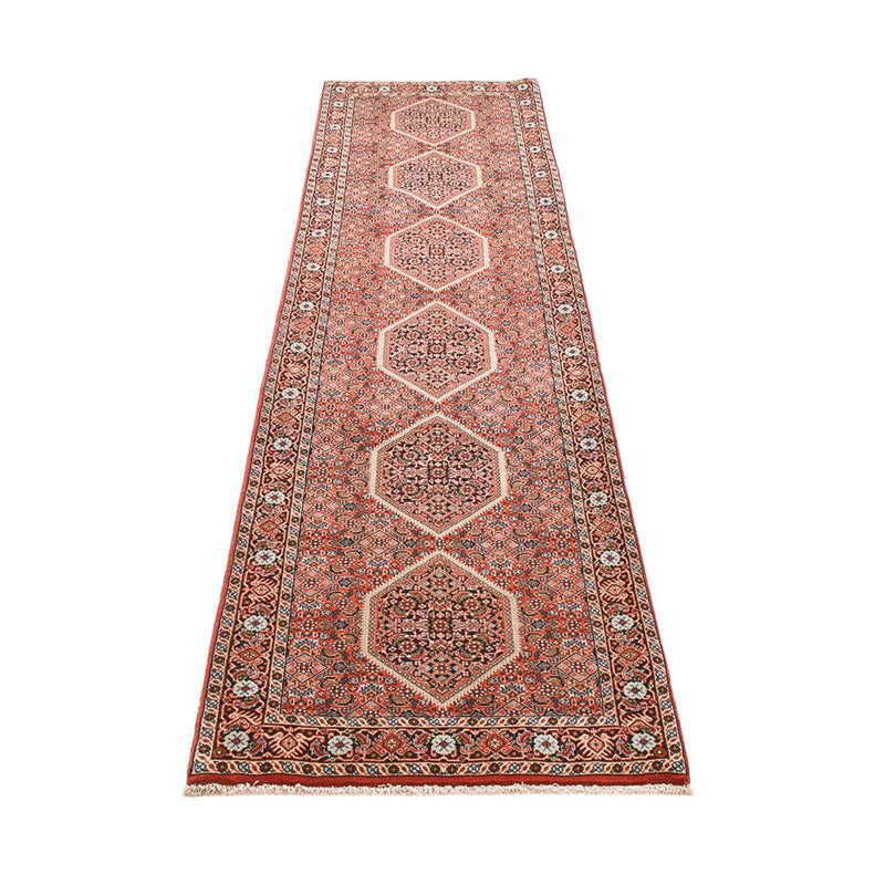Loper Perzisch tapijt - Bijar - 308 x 77 cm - roest