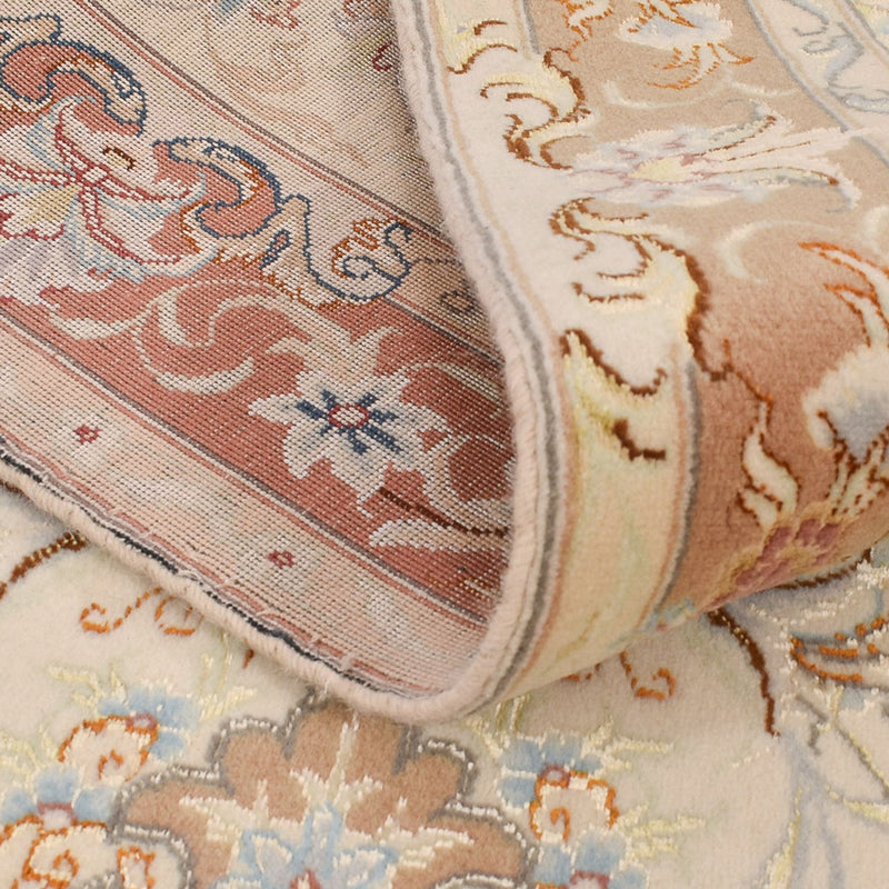 Loper Perzisch tapijt - Tabriz - Royal - 370 x 87 cm - beige