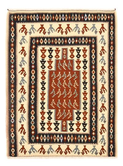 Kilim Fars Tapijt 111x145cm