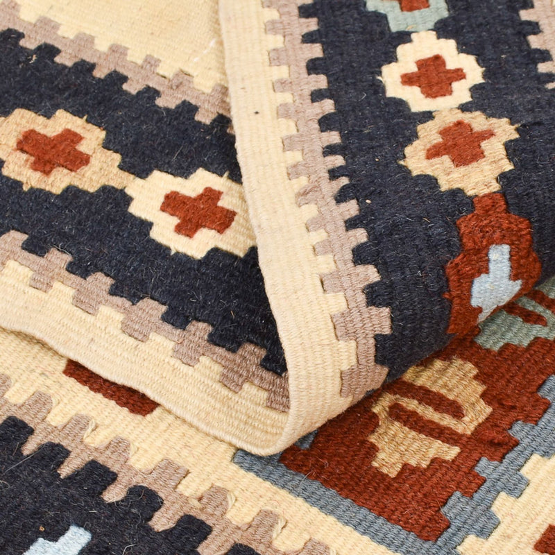 Kelim tapijt - Oosters - 145 x 111 cm - veelkleurig