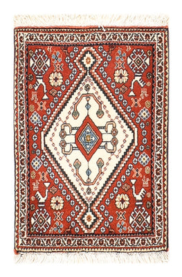 Gabbeh Tapijt - Kashkuli Perzisch - 60 x 35 cm - rood