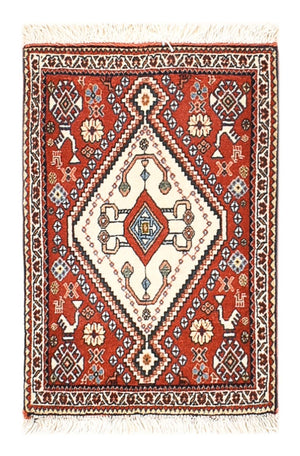 Gabbeh Tapijt - Kashkuli Perzisch - 60 x 35 cm - rood