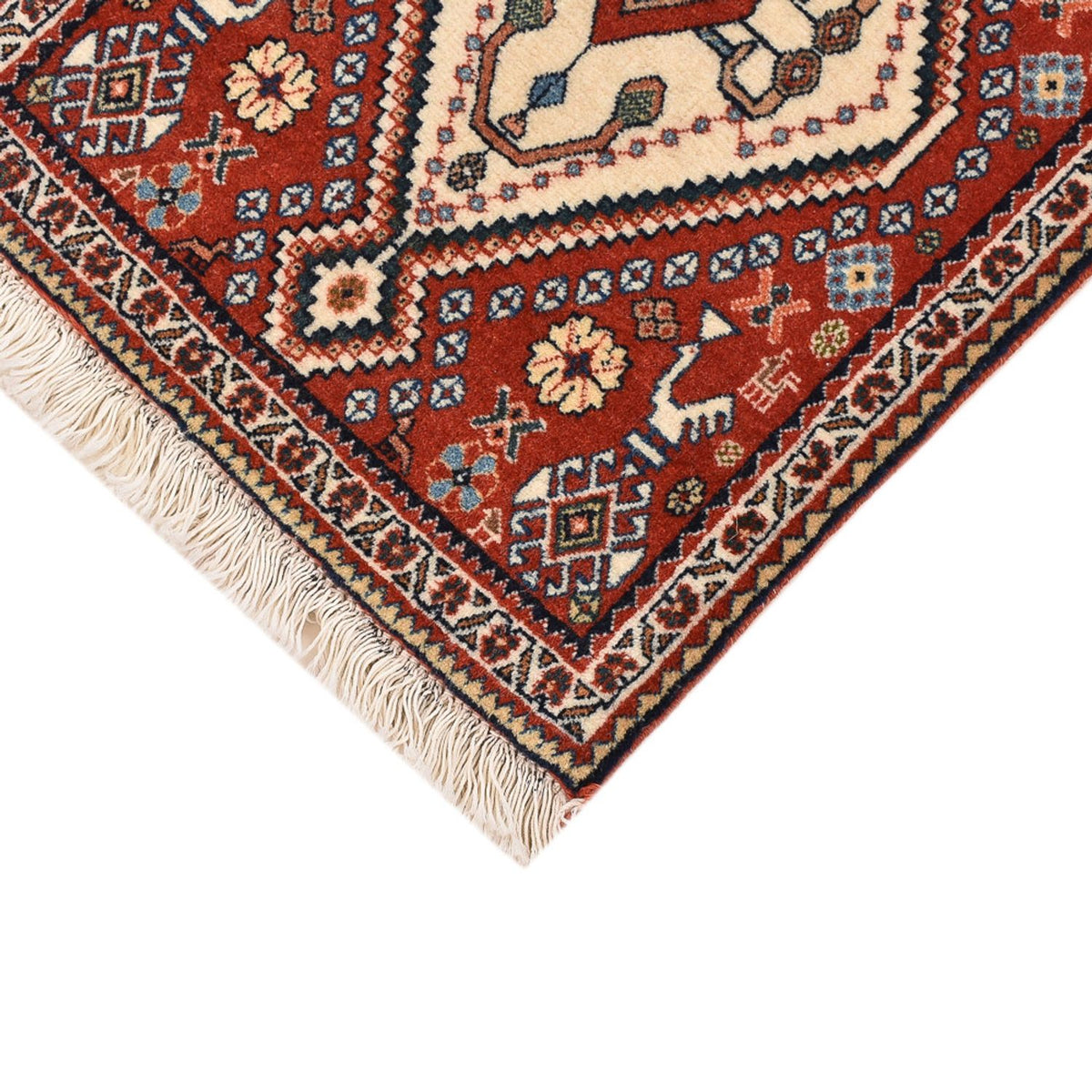 Gabbeh Tapijt - Kashkuli Perzisch - 60 x 35 cm - rood