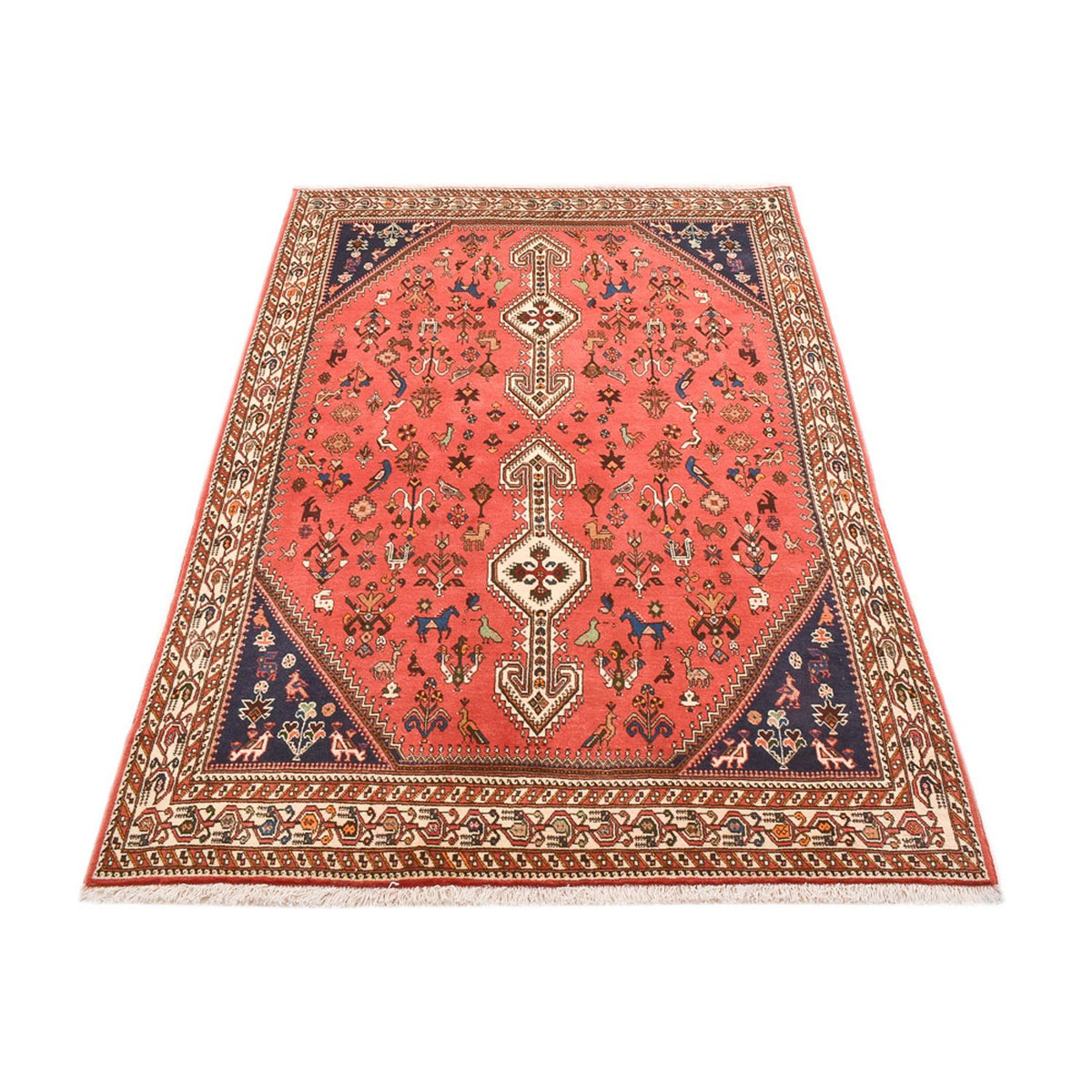 Perzisch Tapijt - Nomadisch - 205 x 140 cm - rood