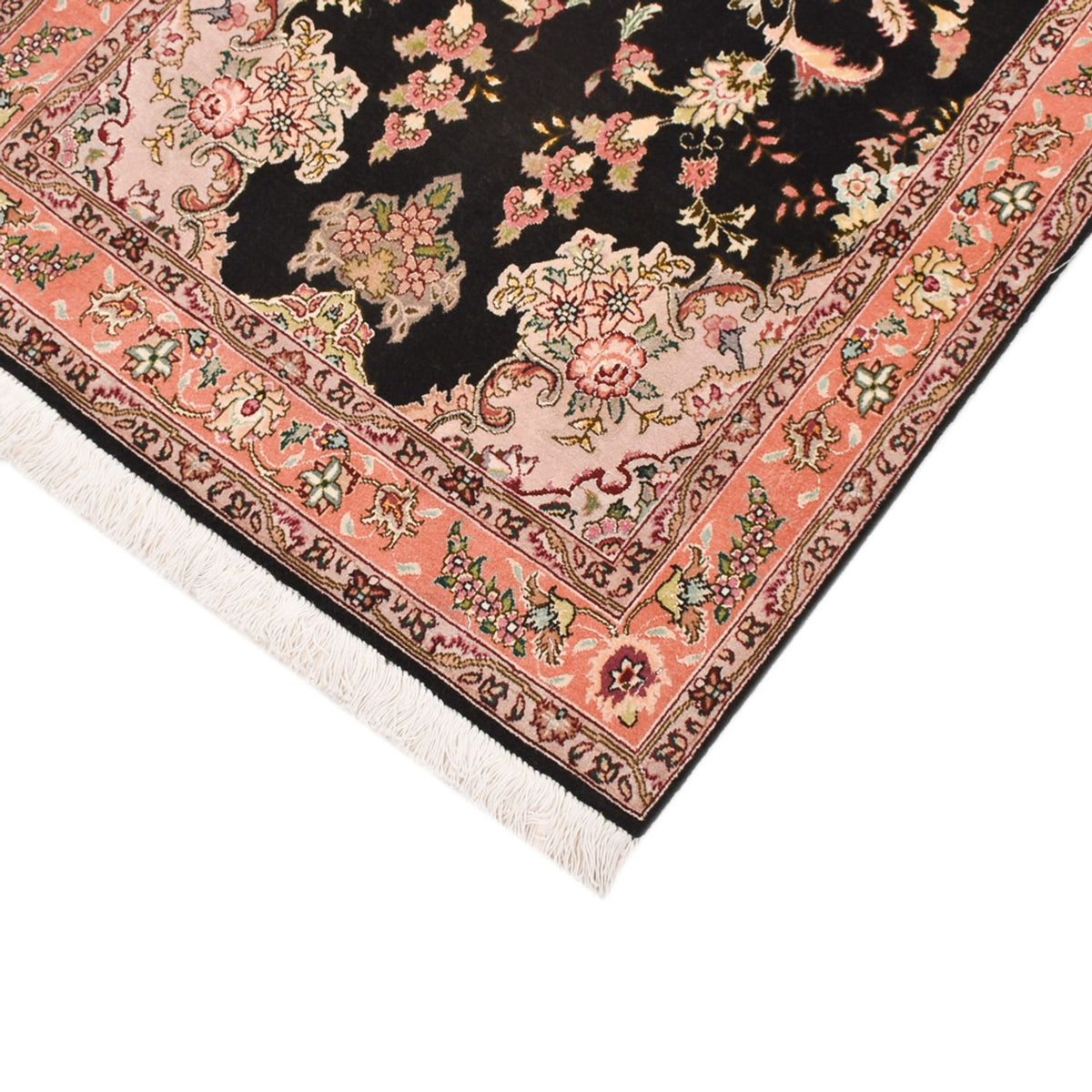 Loper Perzisch tapijt - Tabriz - Premium - 210 x 80 cm - donkerblauw