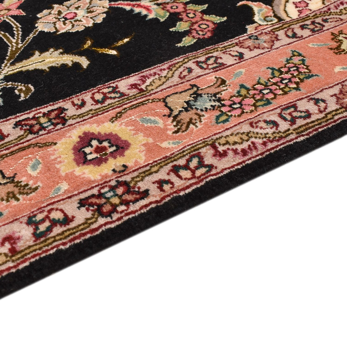 Loper Perzisch tapijt - Tabriz - Premium - 210 x 80 cm - donkerblauw
