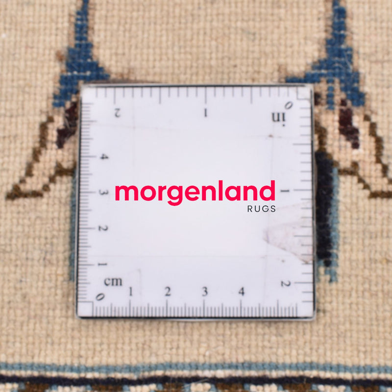 Loper Perzisch tapijt - Nain - Koninklijk - 200 x 60 cm - crème