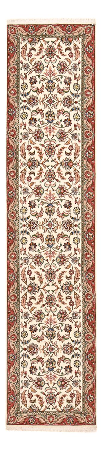 Loper Perzisch tapijt - Tabriz - Royal - 301 x 68 cm - beige