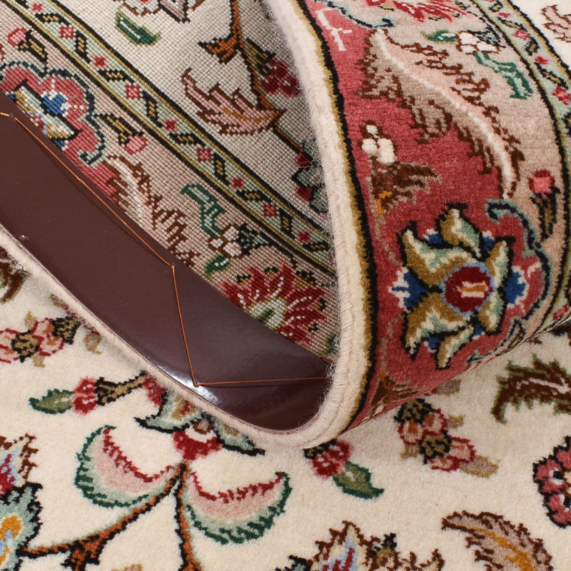 Loper Perzisch tapijt - Tabriz - Royal - 301 x 68 cm - beige