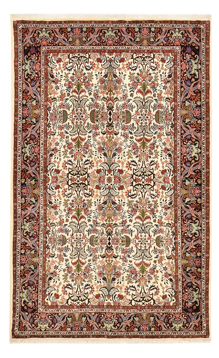 Perzisch tapijt - Bijar - 227 x 141 cm - donker beige