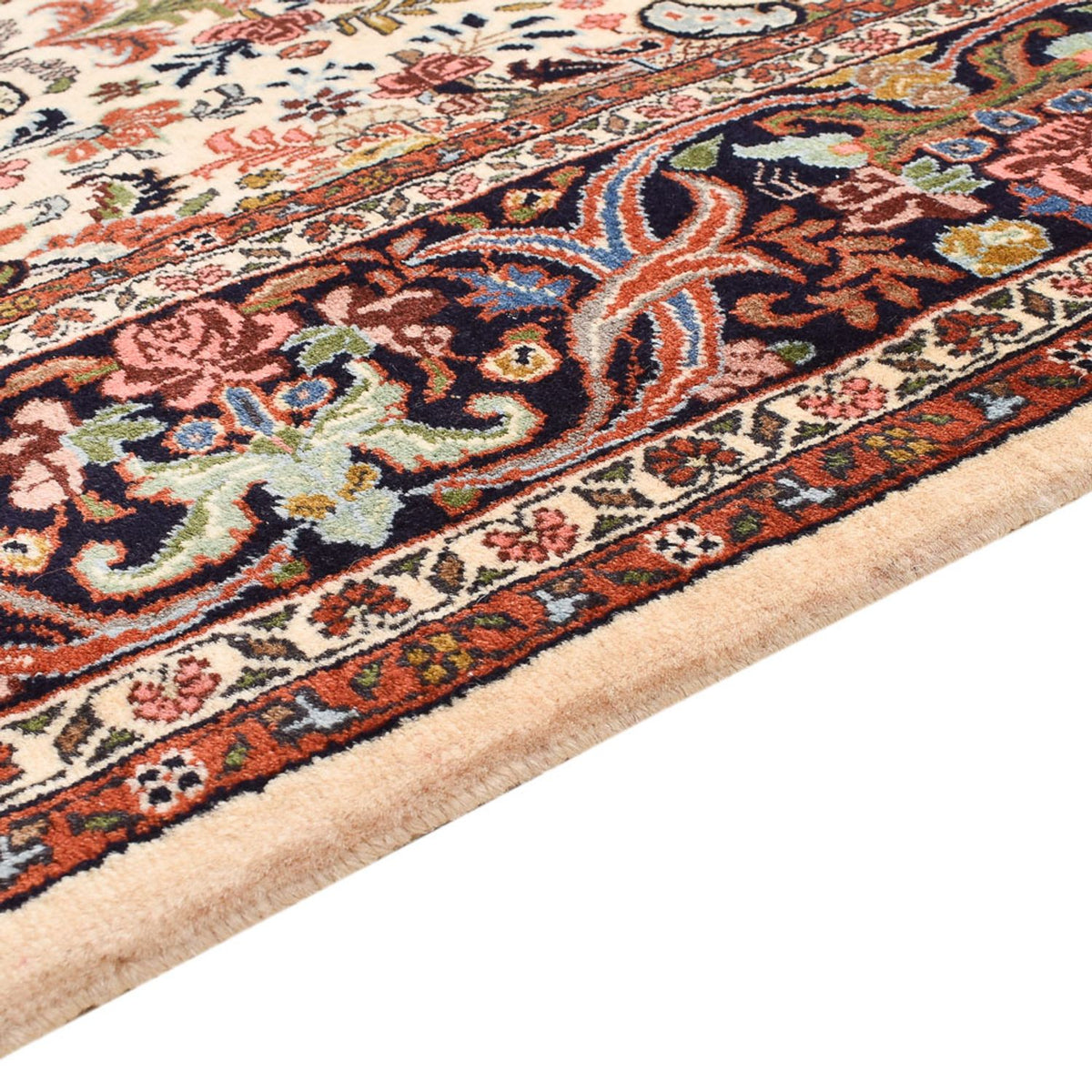 Perzisch tapijt - Bijar - 227 x 141 cm - donker beige