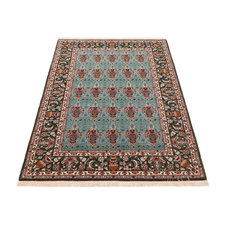 Perzisch tapijt - Isfahan - Premium - 193 x 130 cm - turkoois