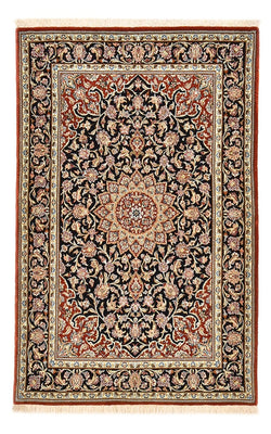 Perzisch tapijt - Isfahan - Premium - 158 x 103 cm - donkerblauw