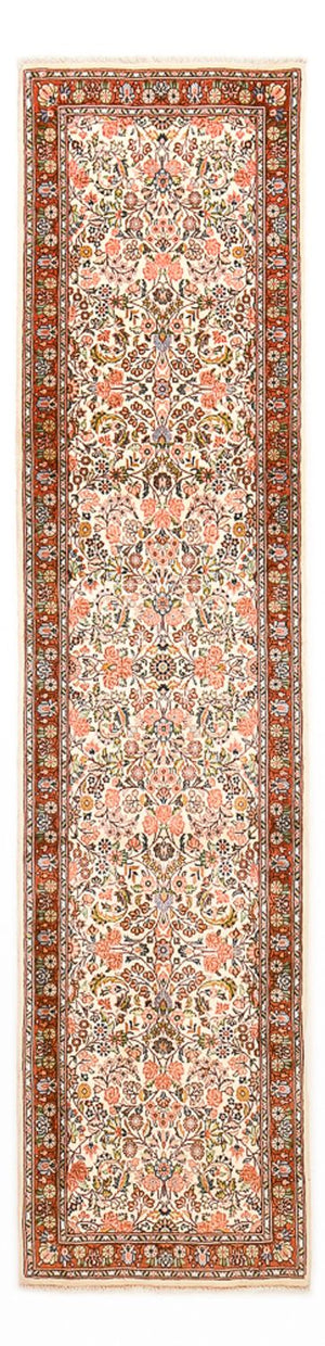 Loper Perzisch tapijt - Bijar - 308 x 74 cm - beige