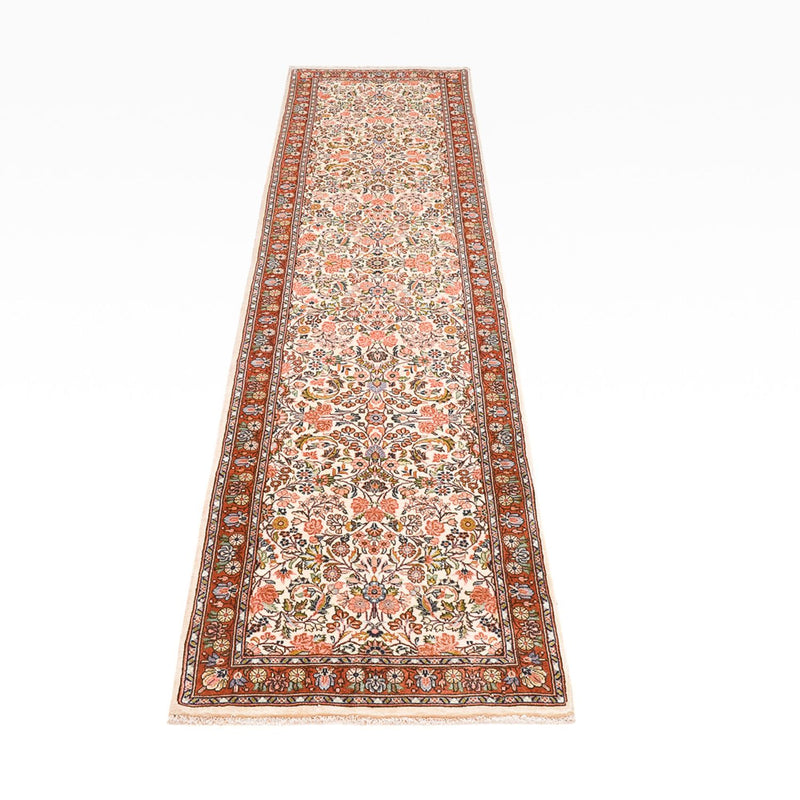 Loper Perzisch tapijt - Bijar - 308 x 74 cm - beige