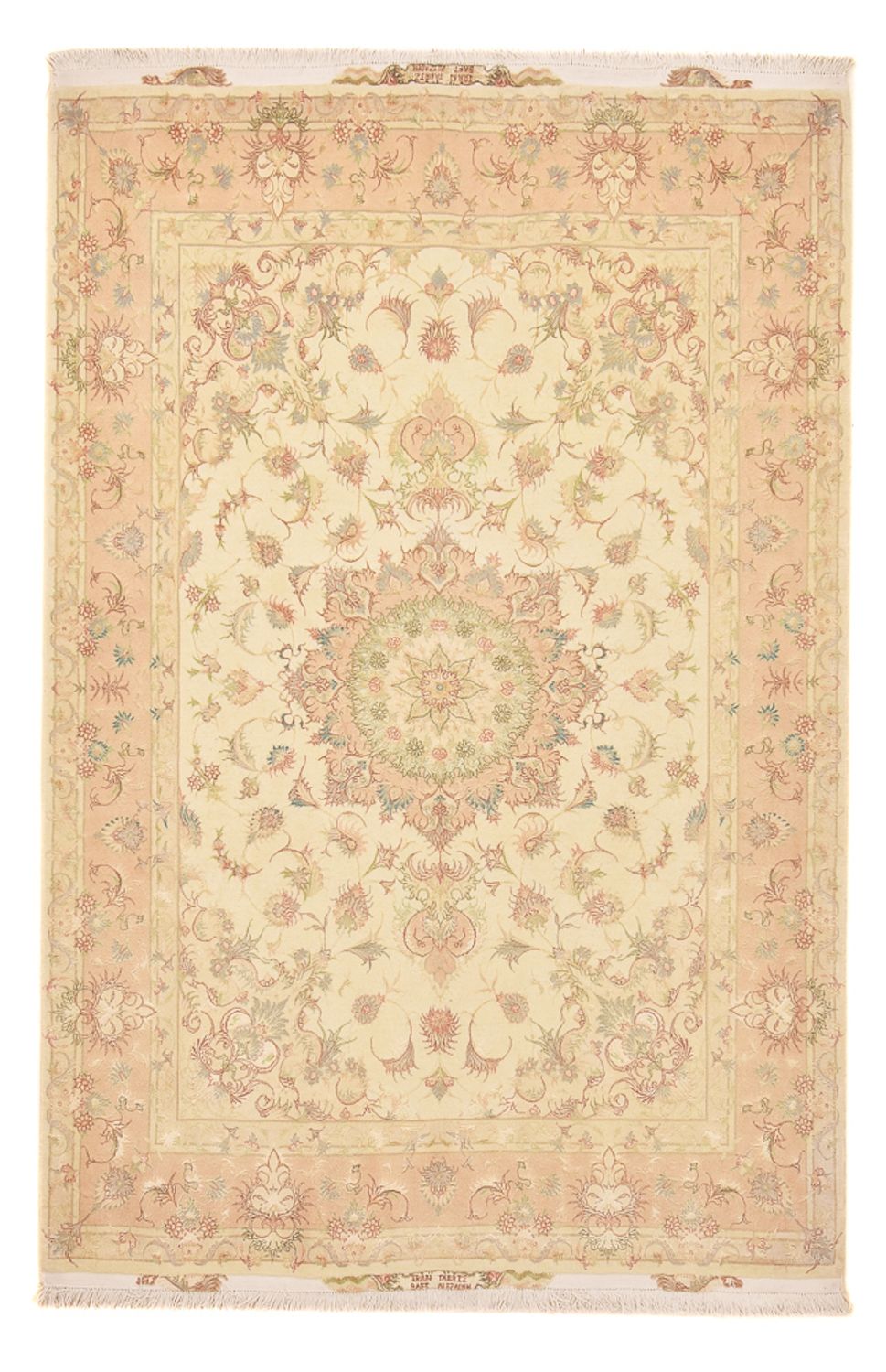 Perzisch tapijt - Tabriz - Royal - 218 x 150 cm - beige