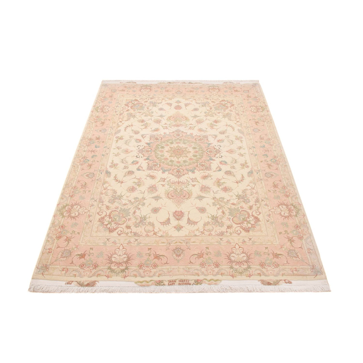 Perzisch tapijt - Tabriz - Royal - 218 x 150 cm - beige