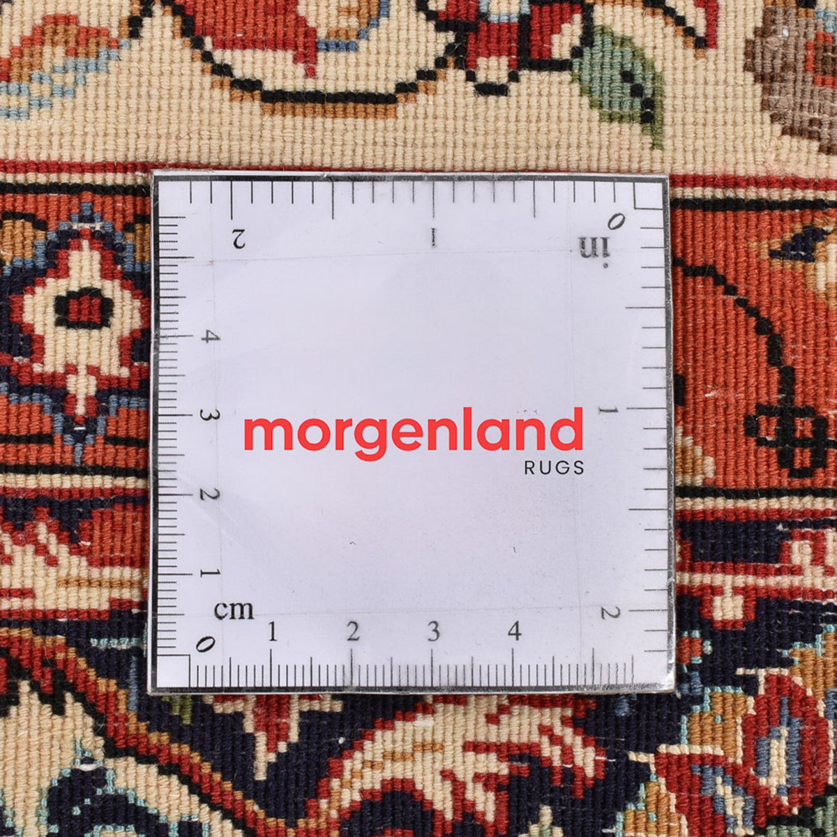 Perzisch tapijt - Ghom - Koninklijk - 157 x 109 cm - licht beige