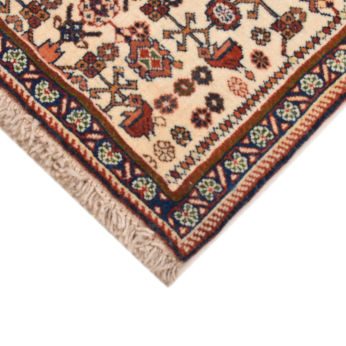 Gabbeh Tapijt - Kashkuli Perzisch - 60 x 40 cm - beige