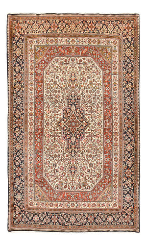 Perzisch tapijt - Ghom - 220 x 136 cm - roest