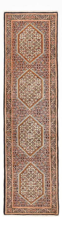 Loper Perzisch tapijt - Bijar - 267 x 72 cm - roest