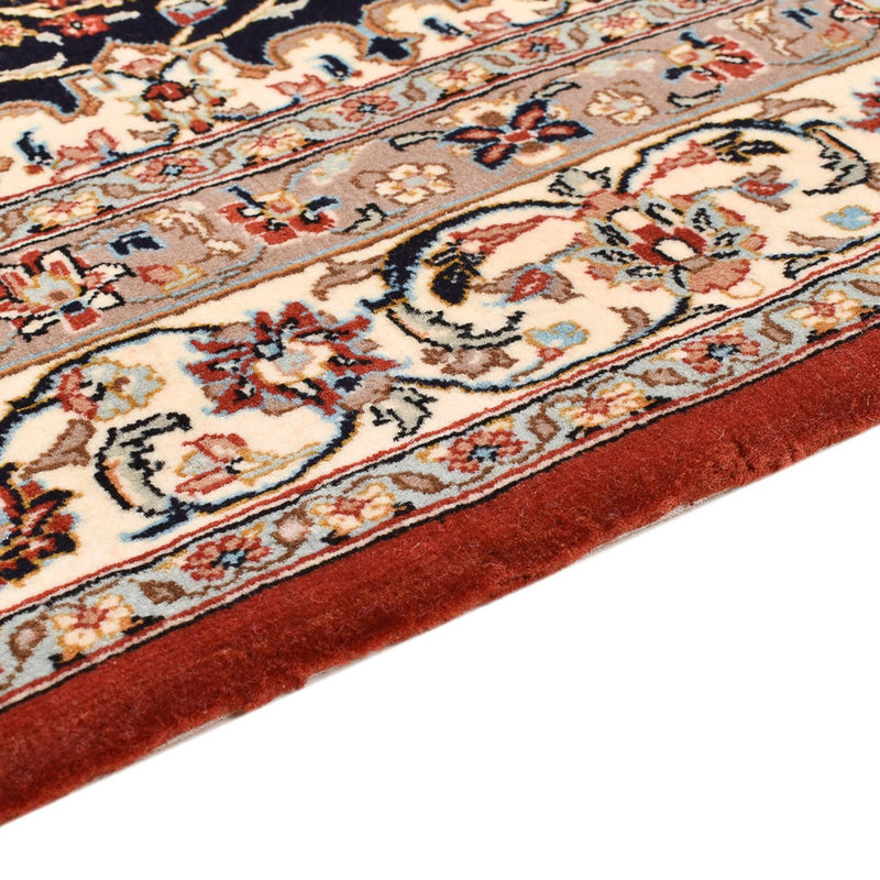 Perzisch tapijt - Ghom - Koninklijk - 154 x 103 cm - donkerblauw