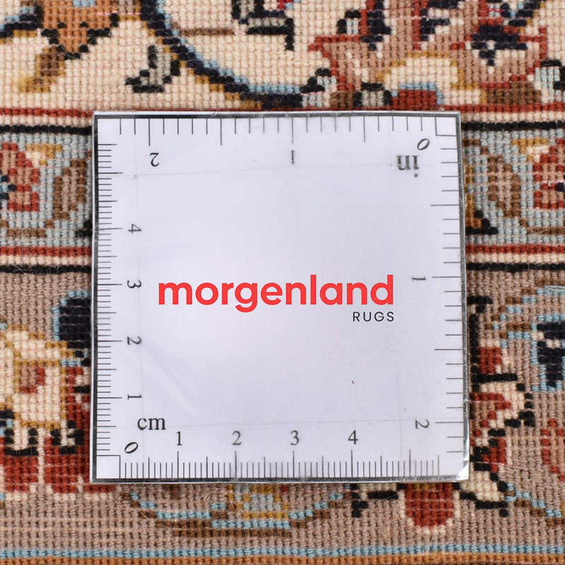 Perzisch tapijt - Ghom - Koninklijk - 154 x 103 cm - donkerblauw