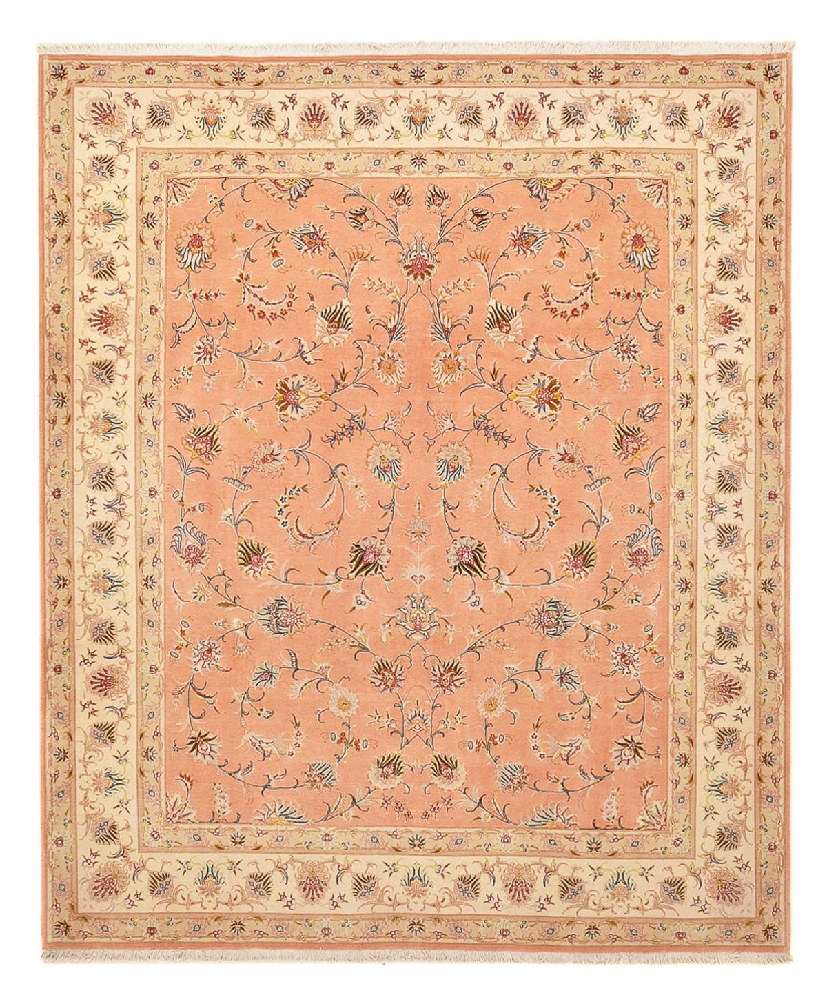 Perzisch tapijt - Tabriz - Royal - 305 x 248 cm - licht rood