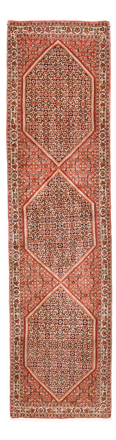 Loper Perzisch tapijt - Bijar - 320 x 84 cm - roest