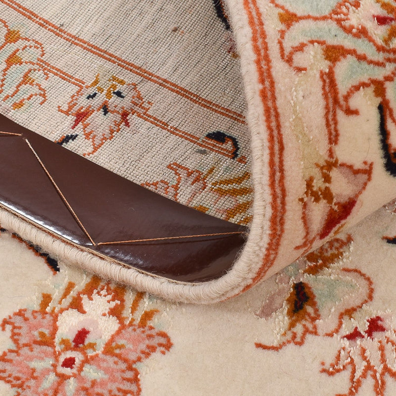 Loper Perzisch tapijt - Tabriz - Royal - 262 x 77 cm - beige