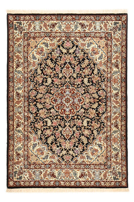 Perzisch tapijt - Isfahan - Premium - 148 x 101 cm - donkerblauw