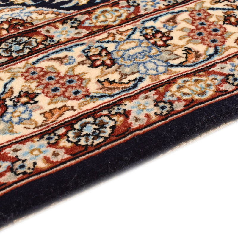 Perzisch tapijt - Isfahan - Premium - 148 x 101 cm - donkerblauw